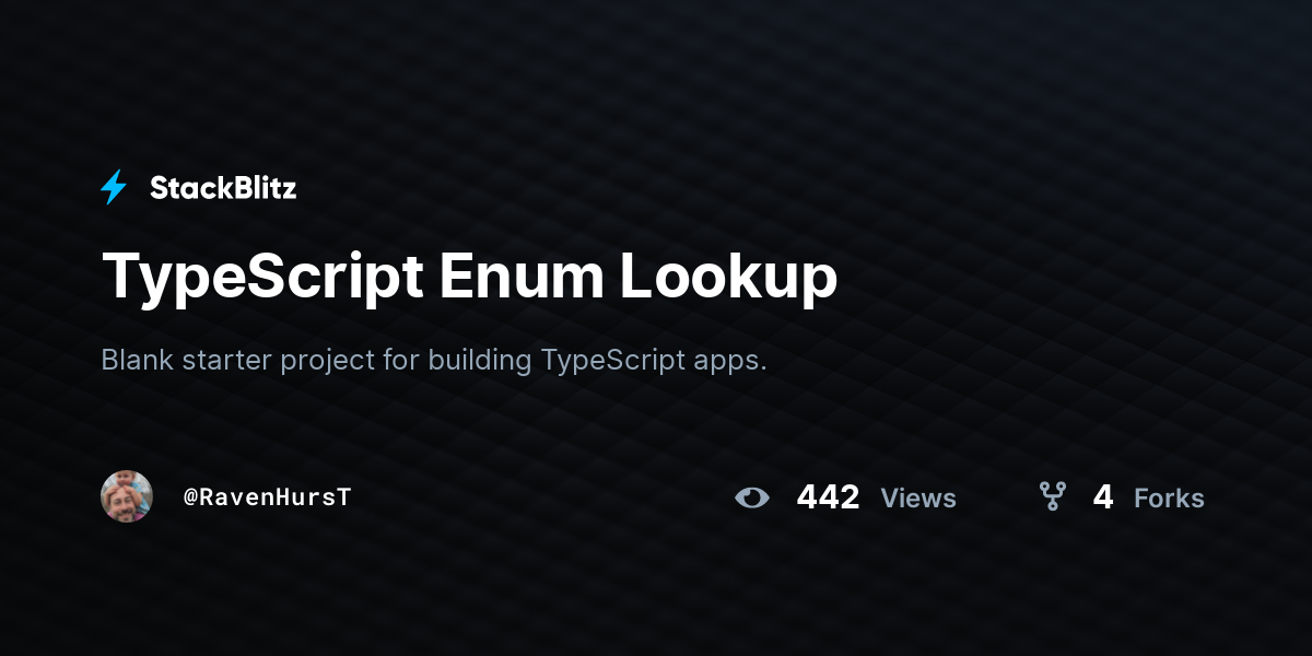 typescript-enum-lookup-stackblitz