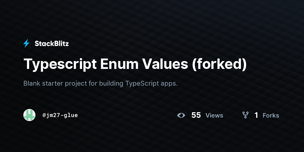 typescript-enum-values-forked-stackblitz