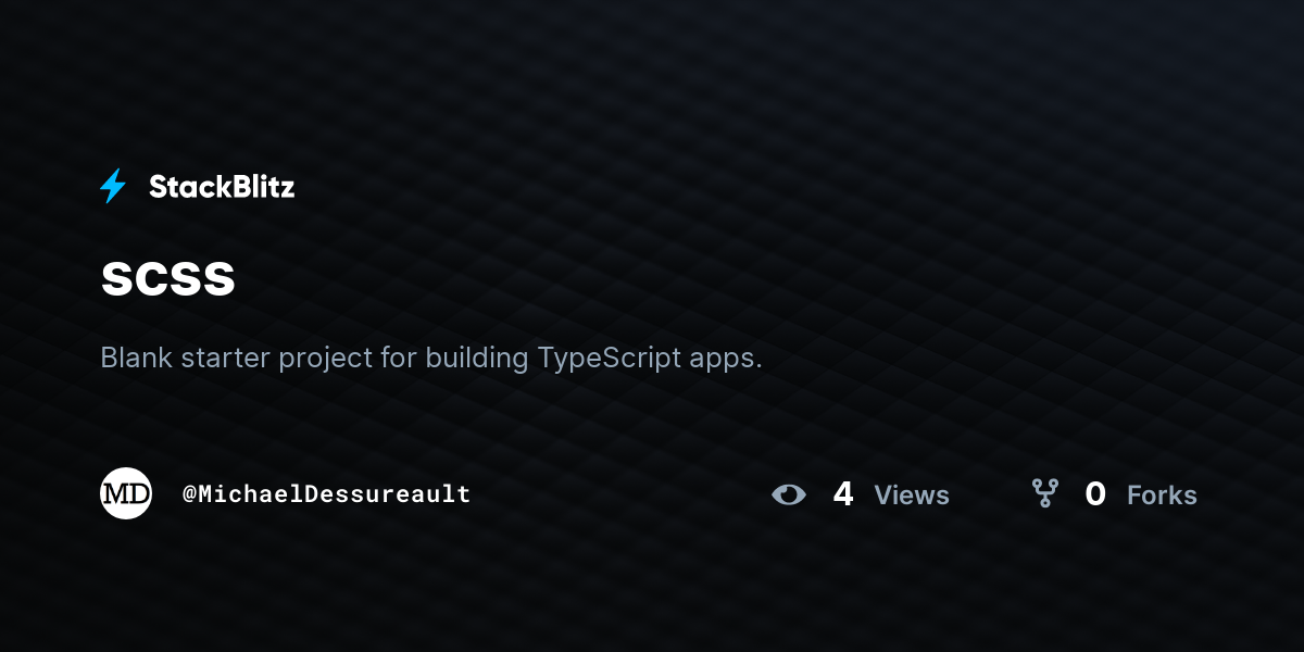 scss - StackBlitz