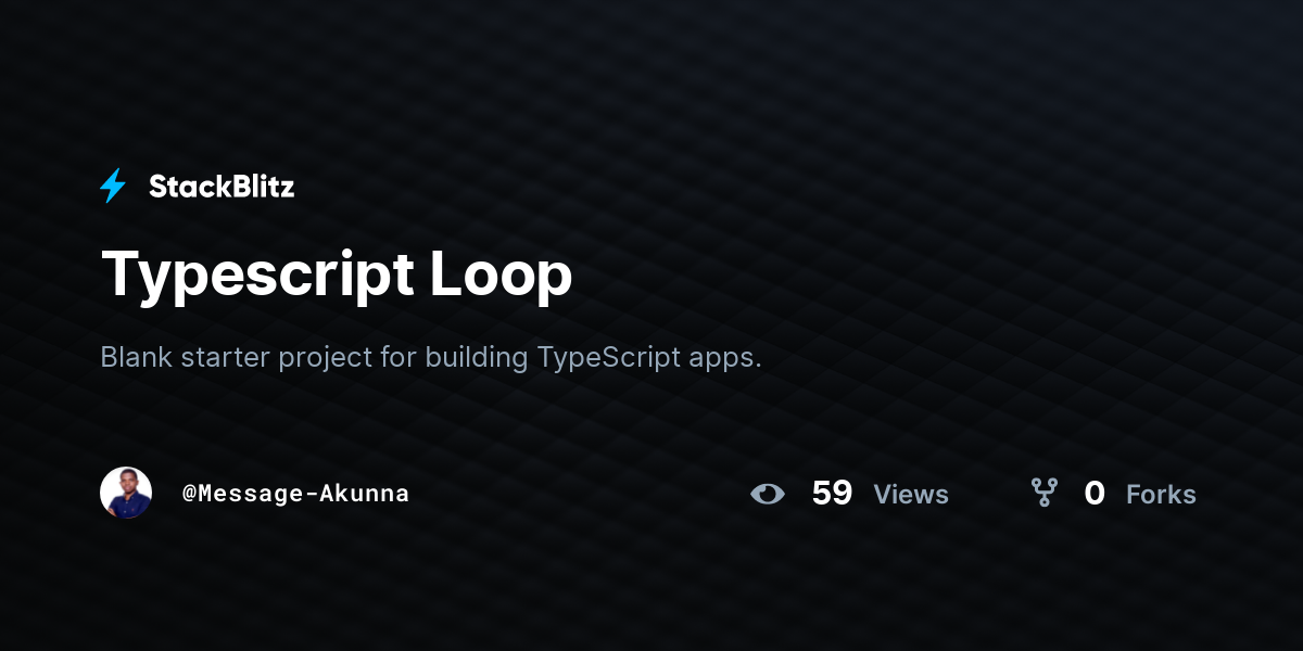 typescript-loop-stackblitz