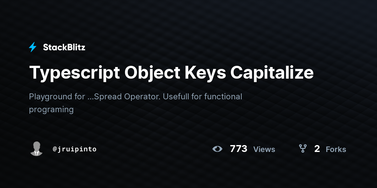 typescript-object-keys-capitalize-stackblitz