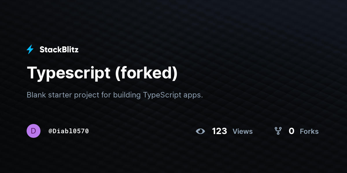 typescript-forked-stackblitz