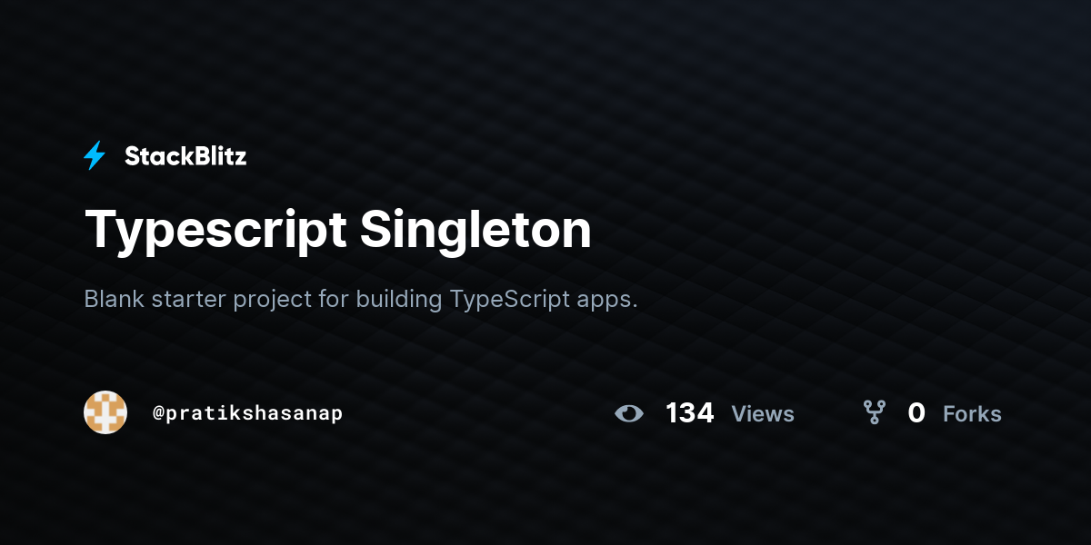 typescript-singleton-stackblitz