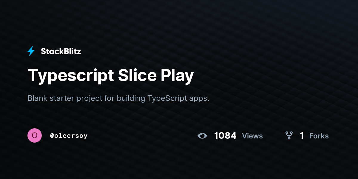 typescript-slice-play-stackblitz