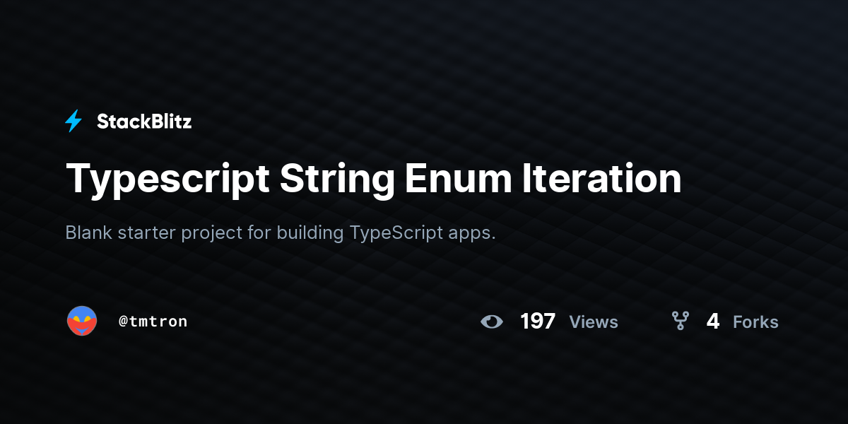 typescript-string-enum-iteration-stackblitz