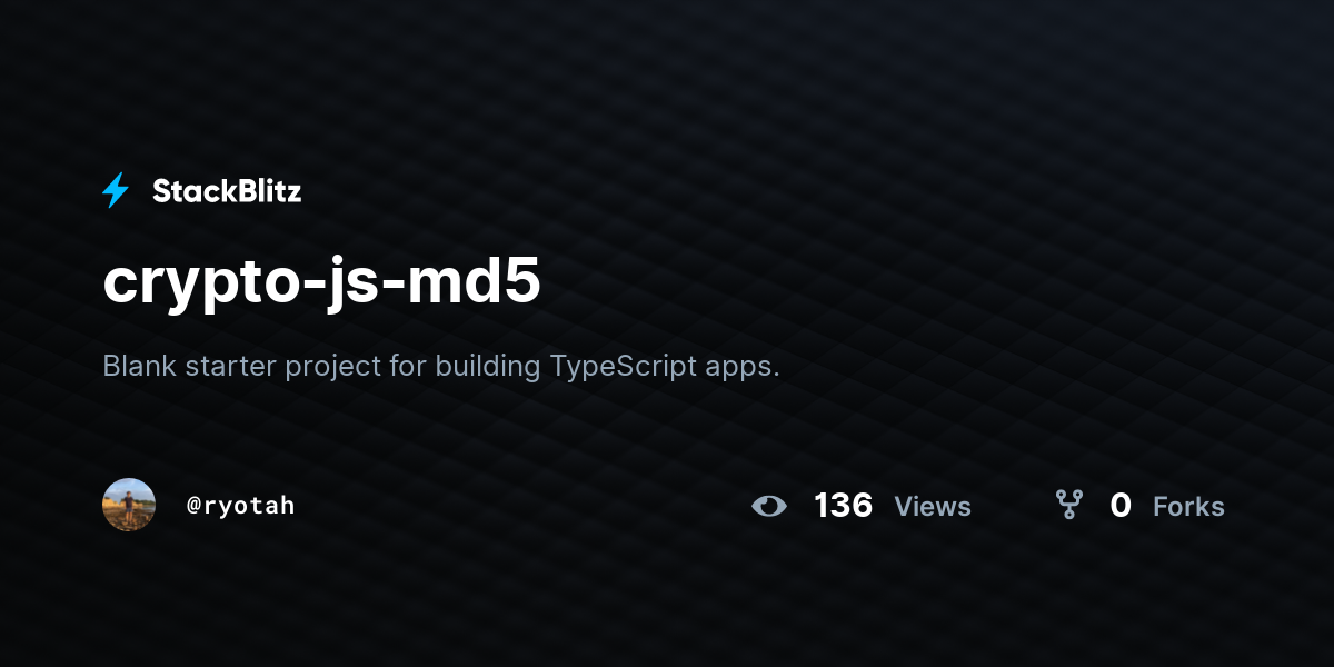 crypto js md5