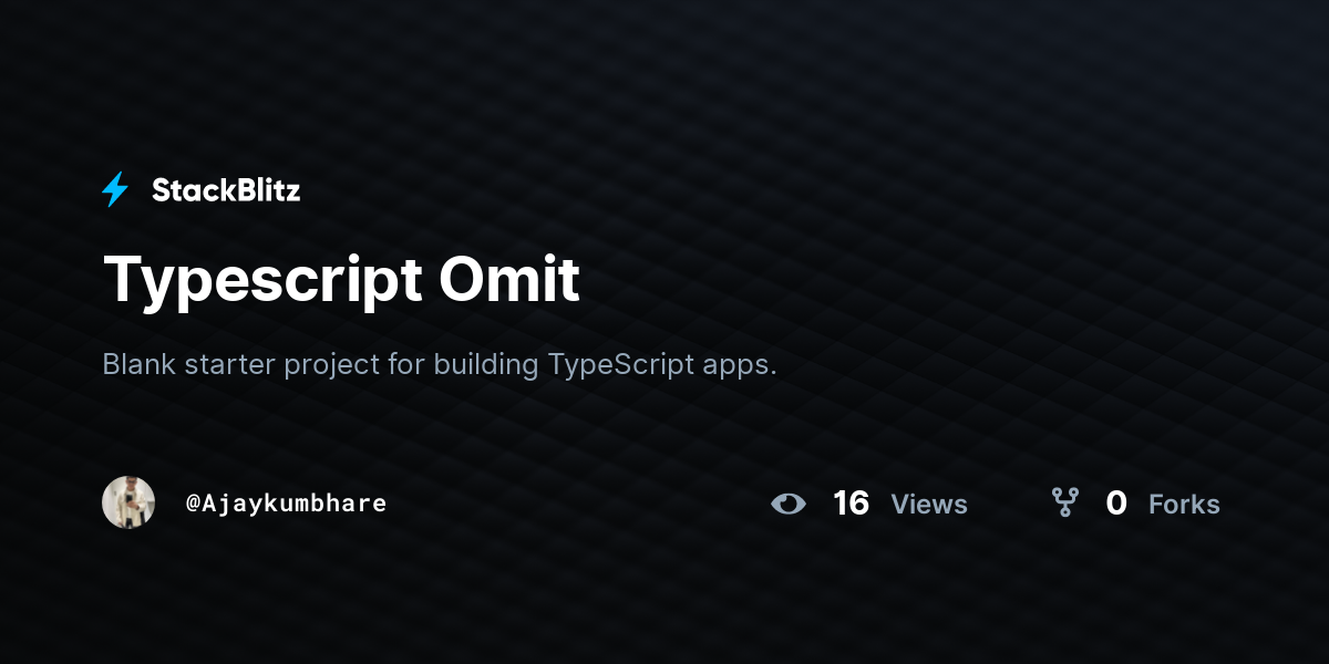 typescript-omit-stackblitz