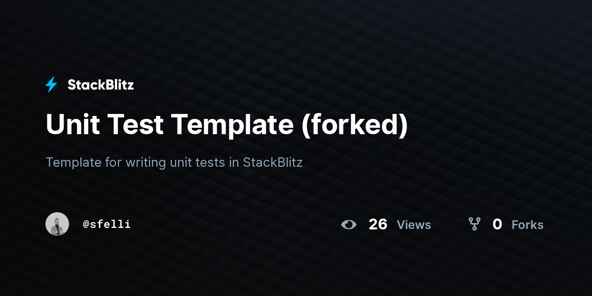unit-test-template-forked-stackblitz