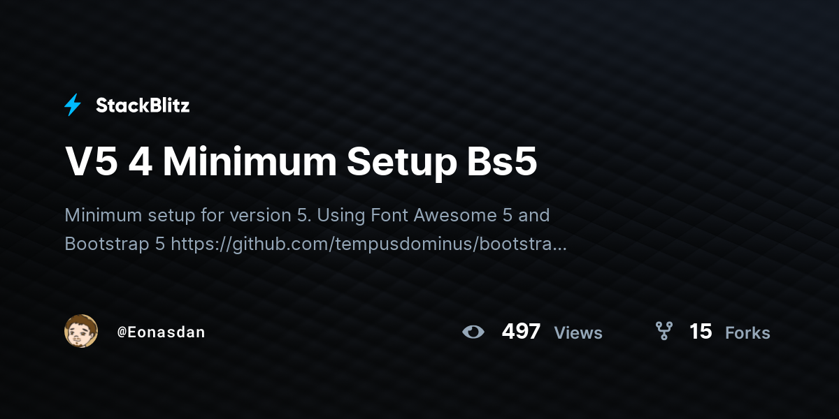 Bs5 chào đón Font Awesome v5 vào họ của nó, và đối với những người yêu thiết kế và phát triển web, đây là tin tức tuyệt vời. Font Awesome v5 sẽ mang đến cho bạn một bộ icon đầy đủ, vô cùng đa dạng và phù hợp với xu hướng thiết kế hiện đại.
