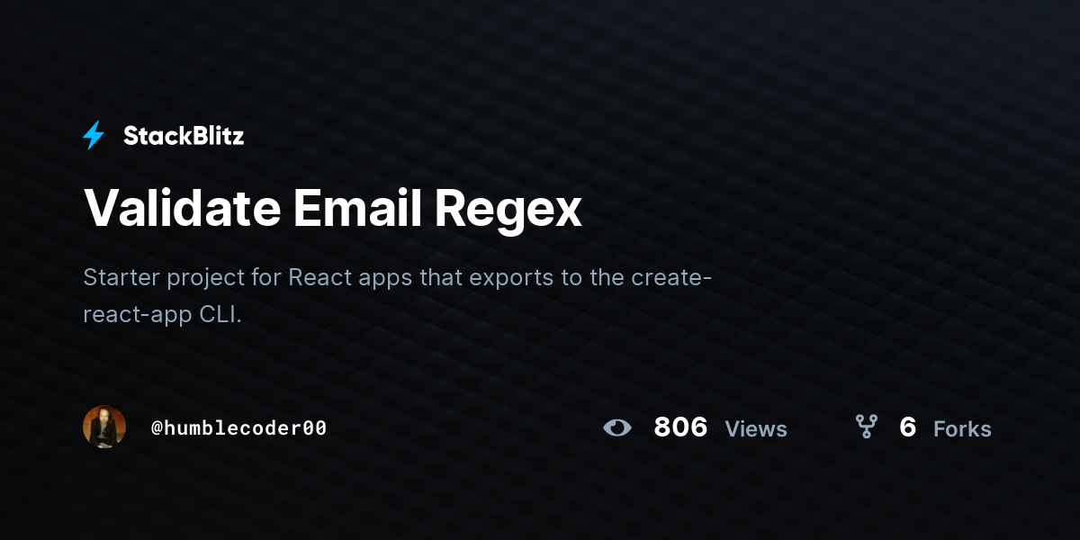 check email valid regex