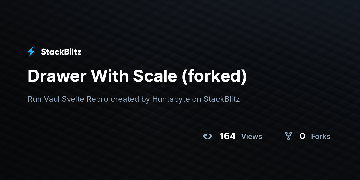 Drawer With Scale (forked) - StackBlitz