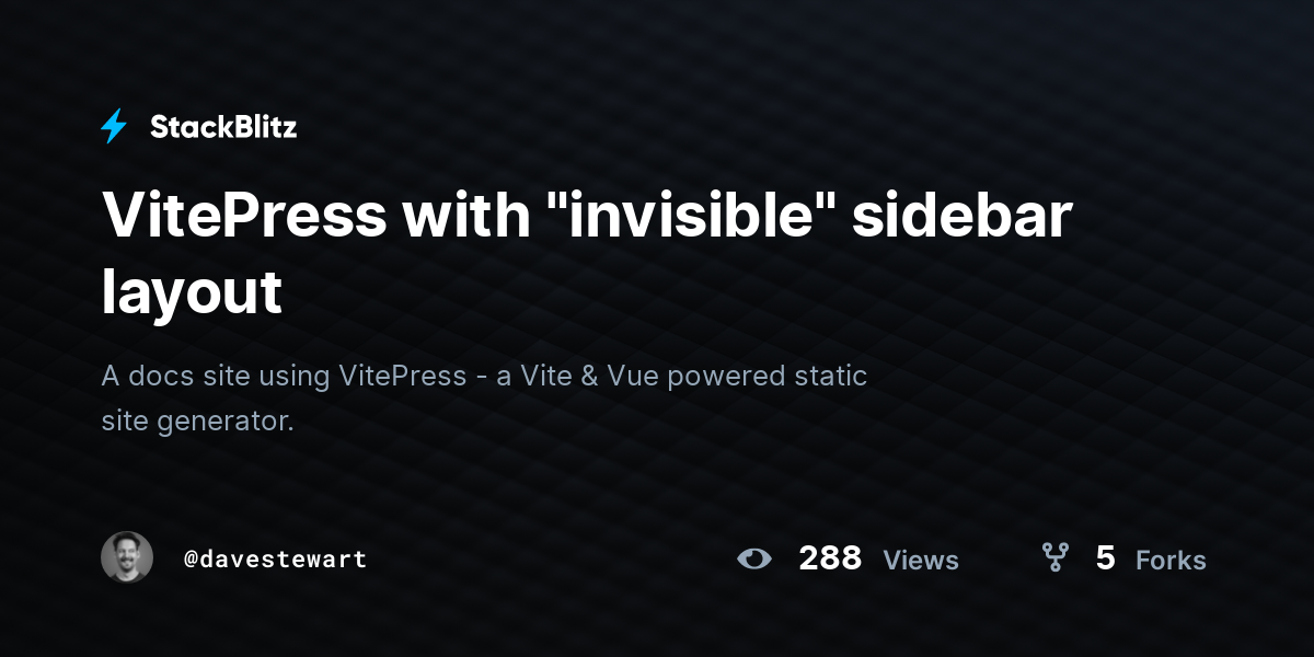 VitePress with 