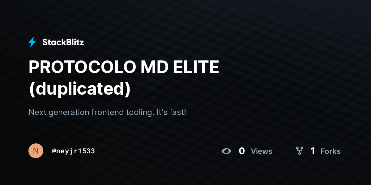 PROTOCOLO MD ELITE (duplicated) - StackBlitz