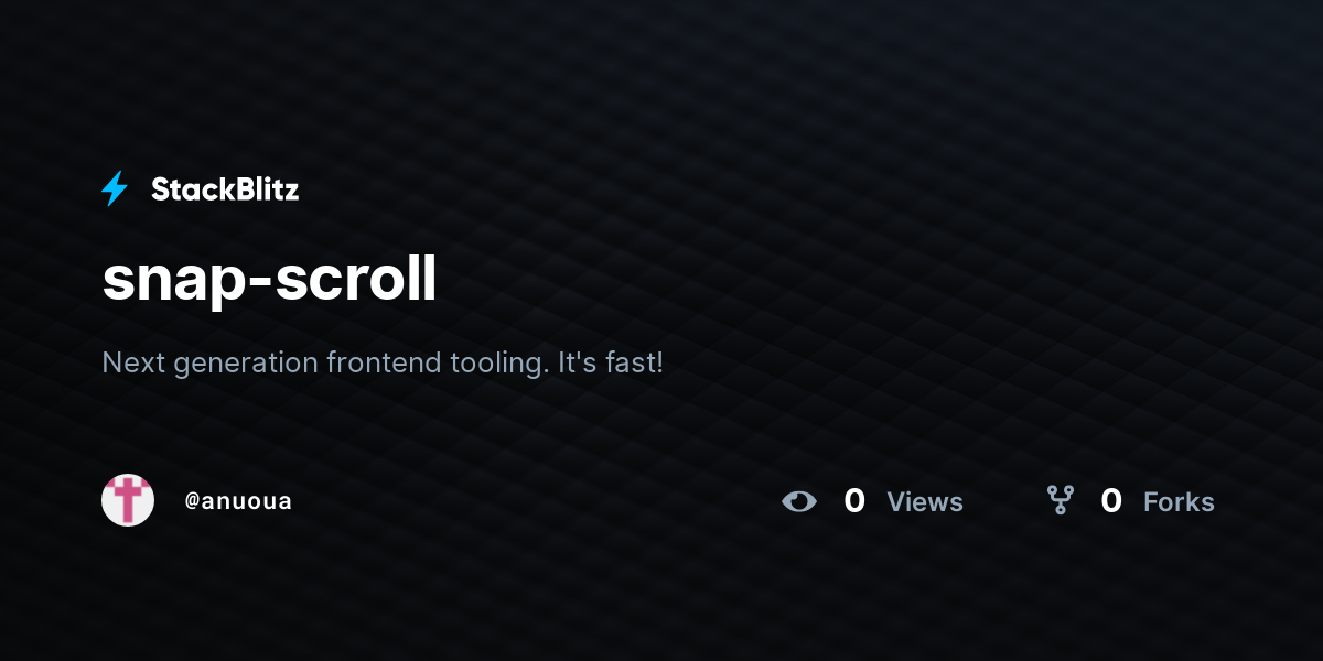 snap-scroll - StackBlitz