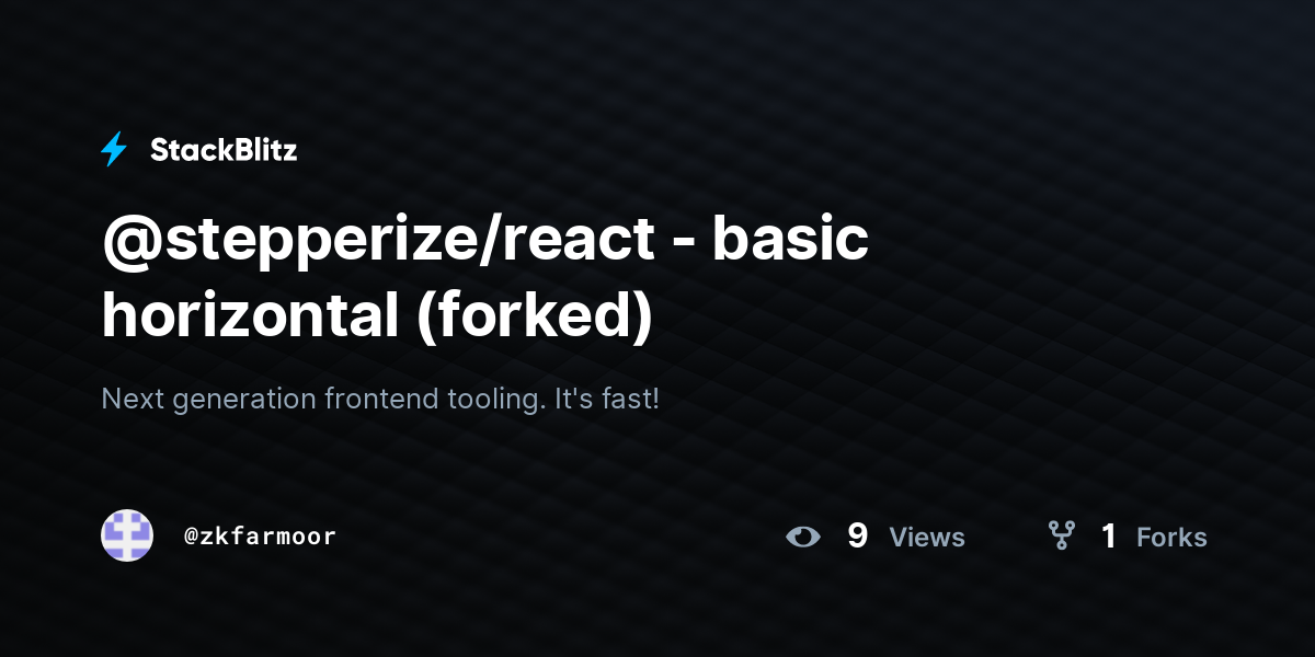 @stepperize/react - basic horizontal (forked) - StackBlitz