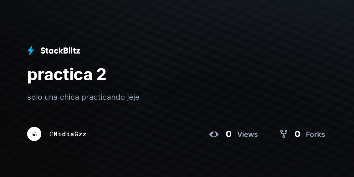 practica 2 - StackBlitz