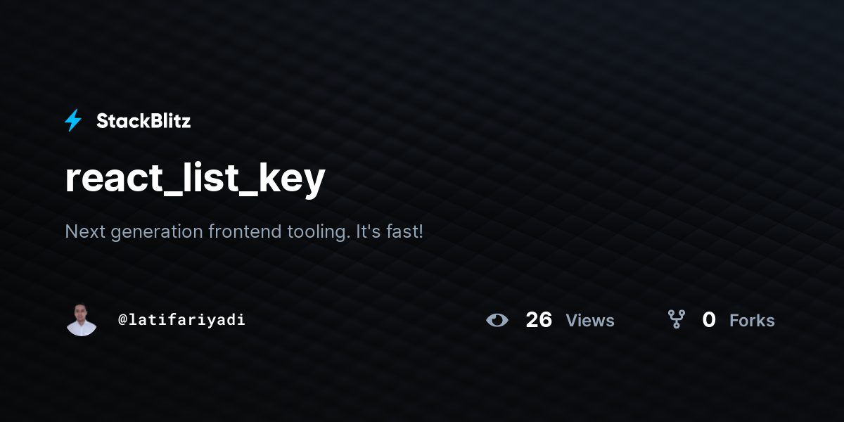 react-list-key-stackblitz