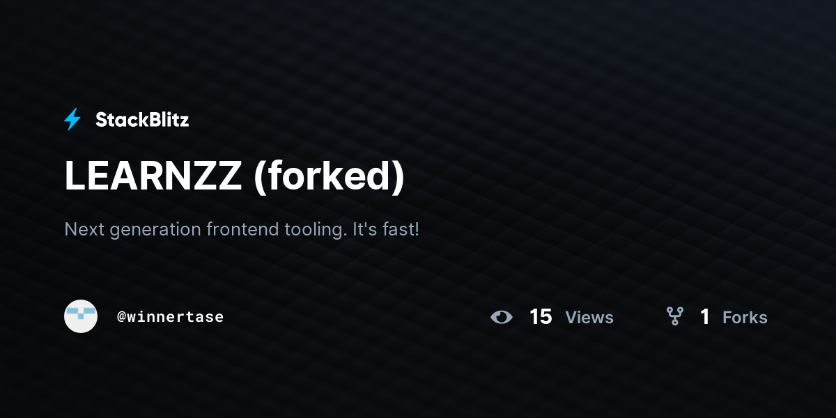 LEARNZZ (forked) - StackBlitz