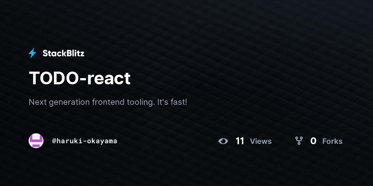 TODO-react - StackBlitz
