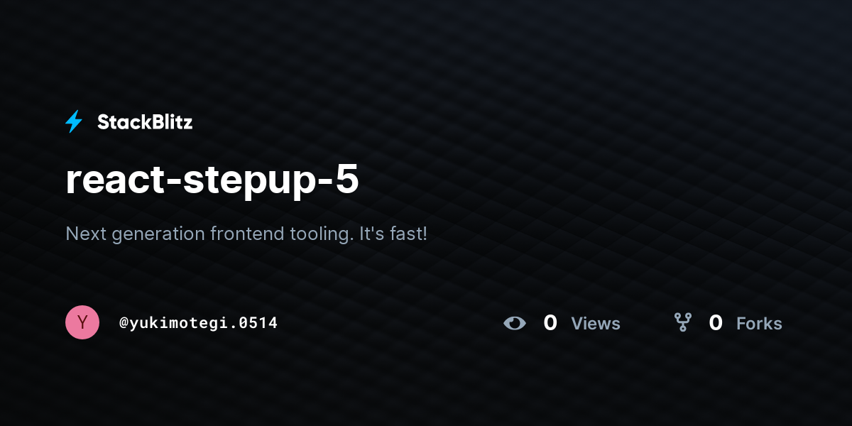 react-stepup-5 - StackBlitz