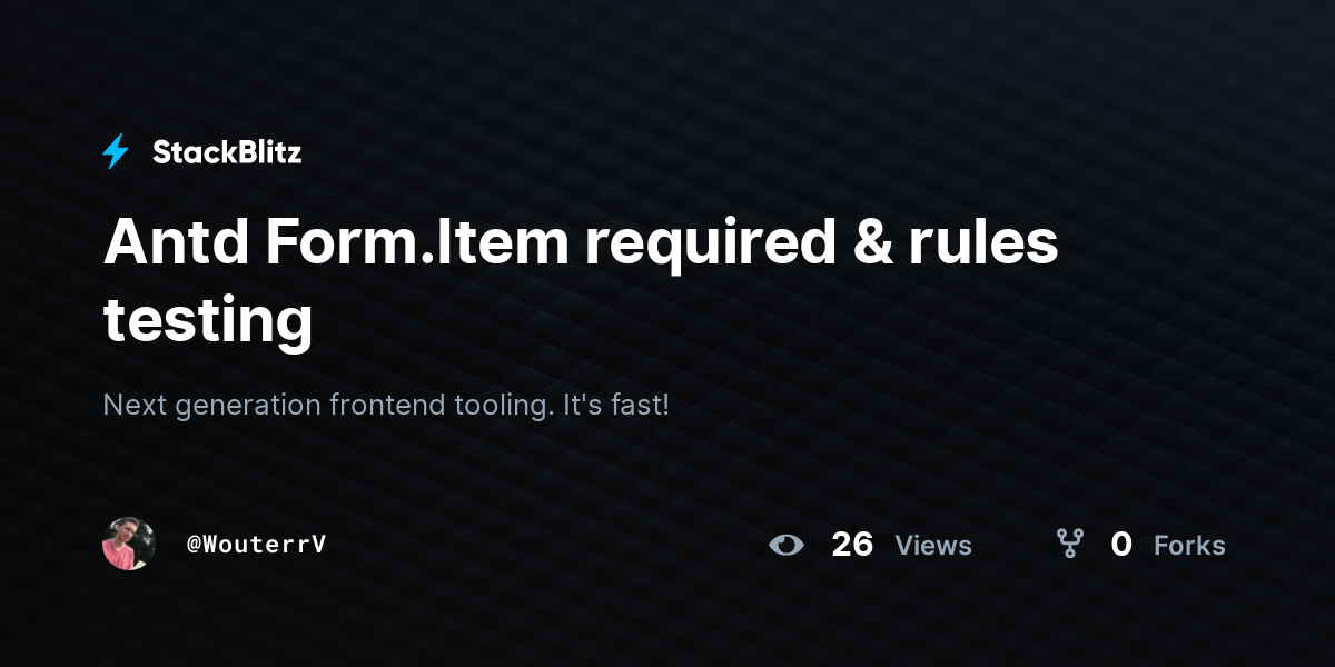 Antd Form Rules – Ant Design Forms – ZTDA