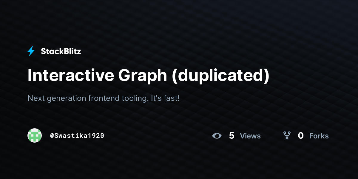 Interactive Graph (duplicated) - StackBlitz