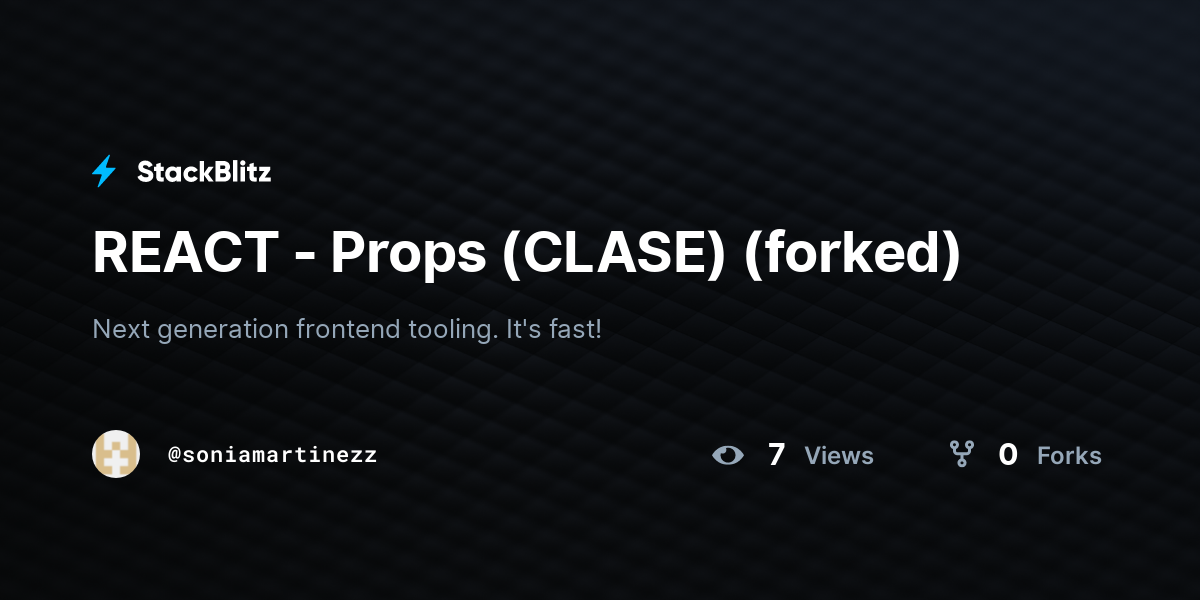 REACT - Props (CLASE) (forked) - StackBlitz