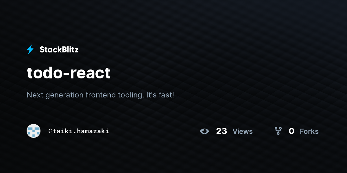 todo-react - StackBlitz