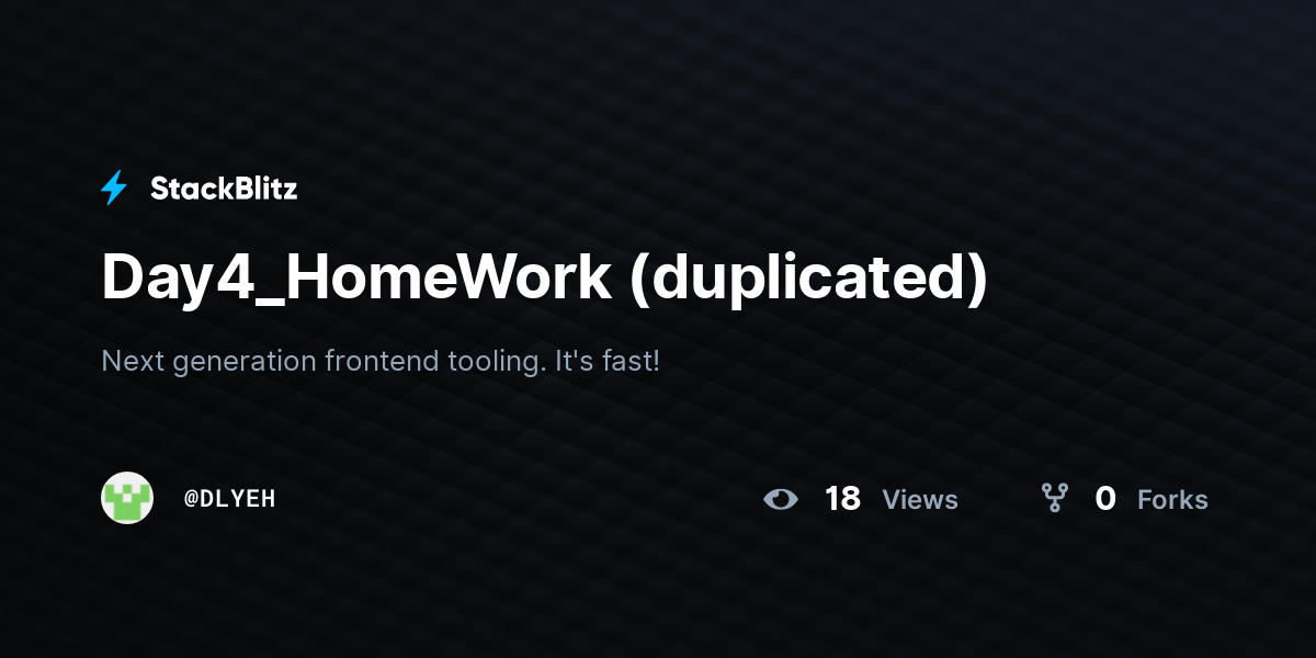 Day4_HomeWork (duplicated) - StackBlitz