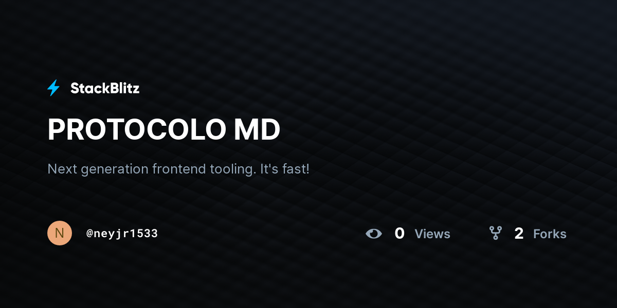 PROTOCOLO MD - StackBlitz