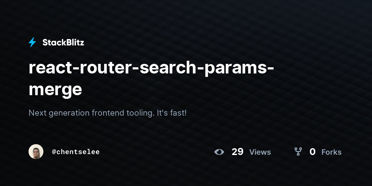 react-router-search-params-merge-stackblitz