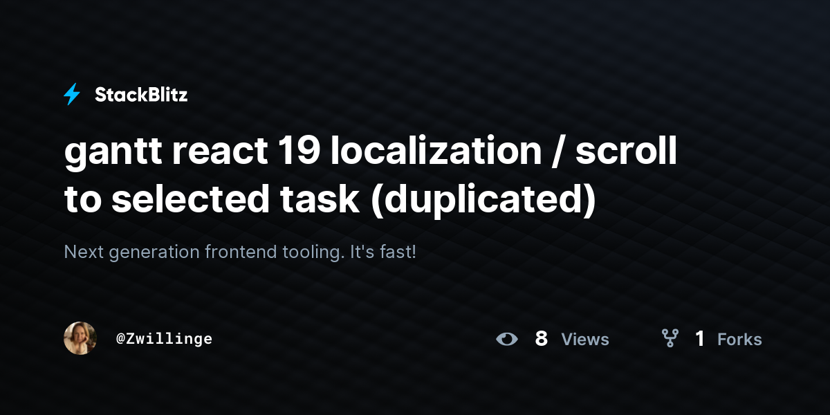 gantt react 19 localization / scroll to selected task (duplicated ...