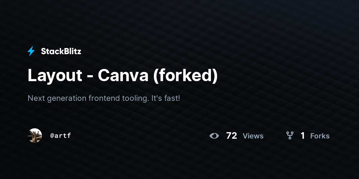 Layout - Canva (forked) - StackBlitz