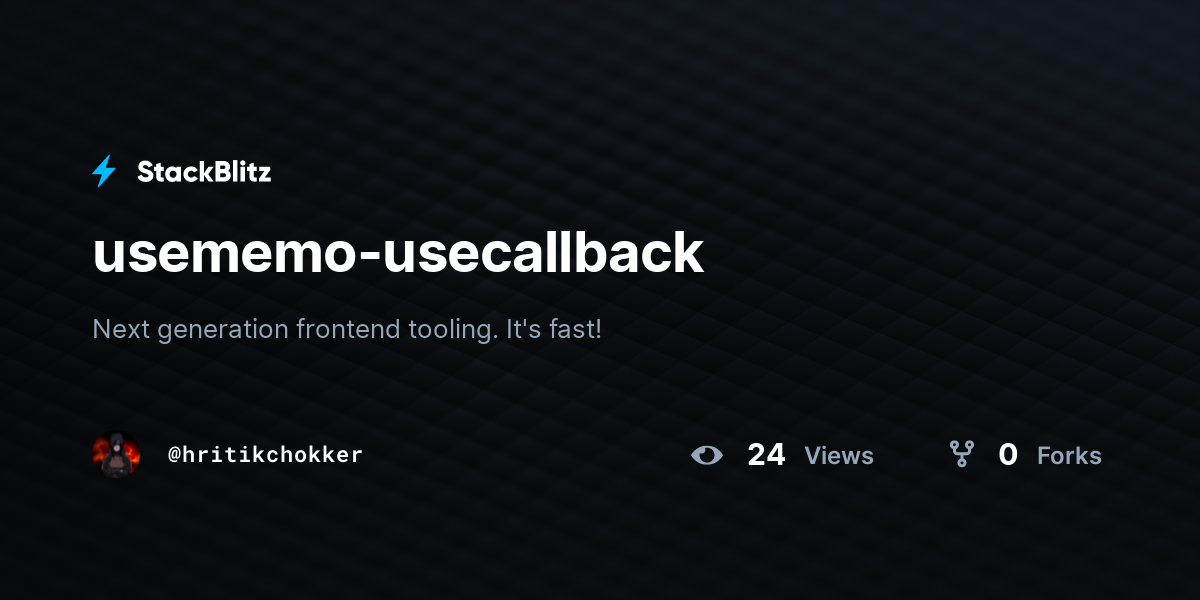 usememo-usecallback - StackBlitz