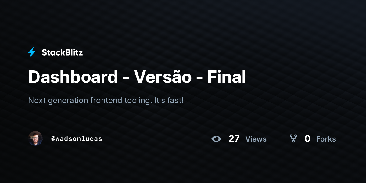 Dashboard - Versão - Final - StackBlitz