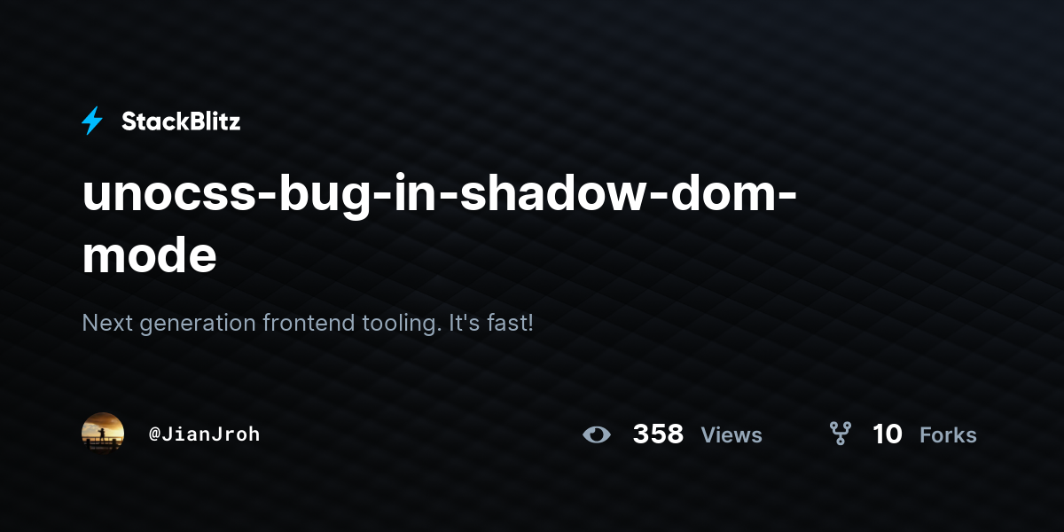 unocss-bug-in-shadow-dom-mode - StackBlitz