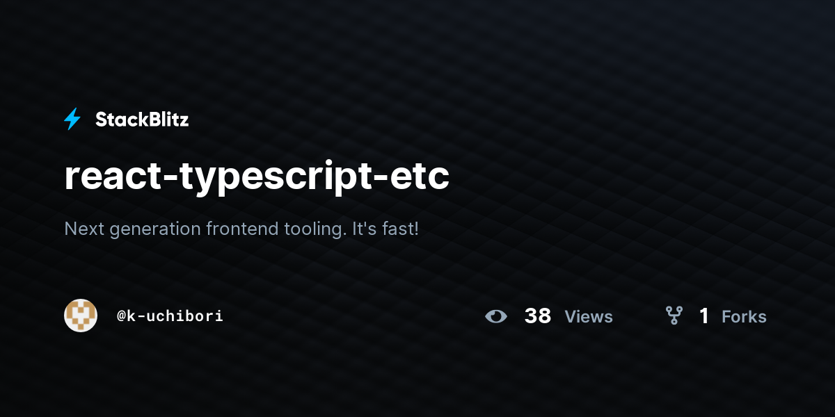react-typescript-etc - StackBlitz