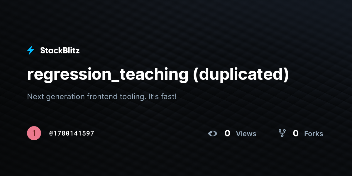 regression_teaching (duplicated) - StackBlitz