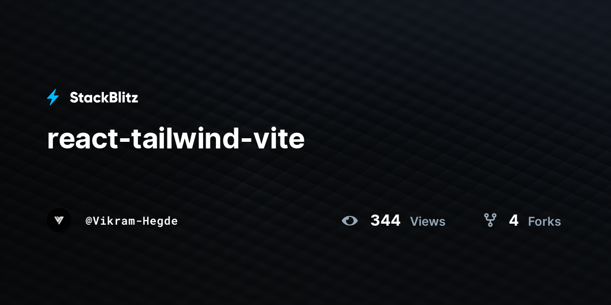 react-tailwind-vite - StackBlitz