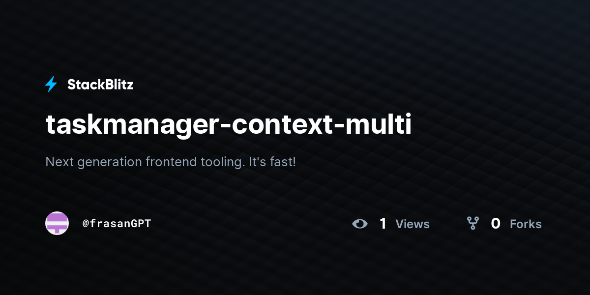 taskmanager-context-multi - StackBlitz