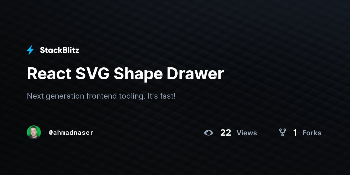 React SVG Shape Drawer - StackBlitz
