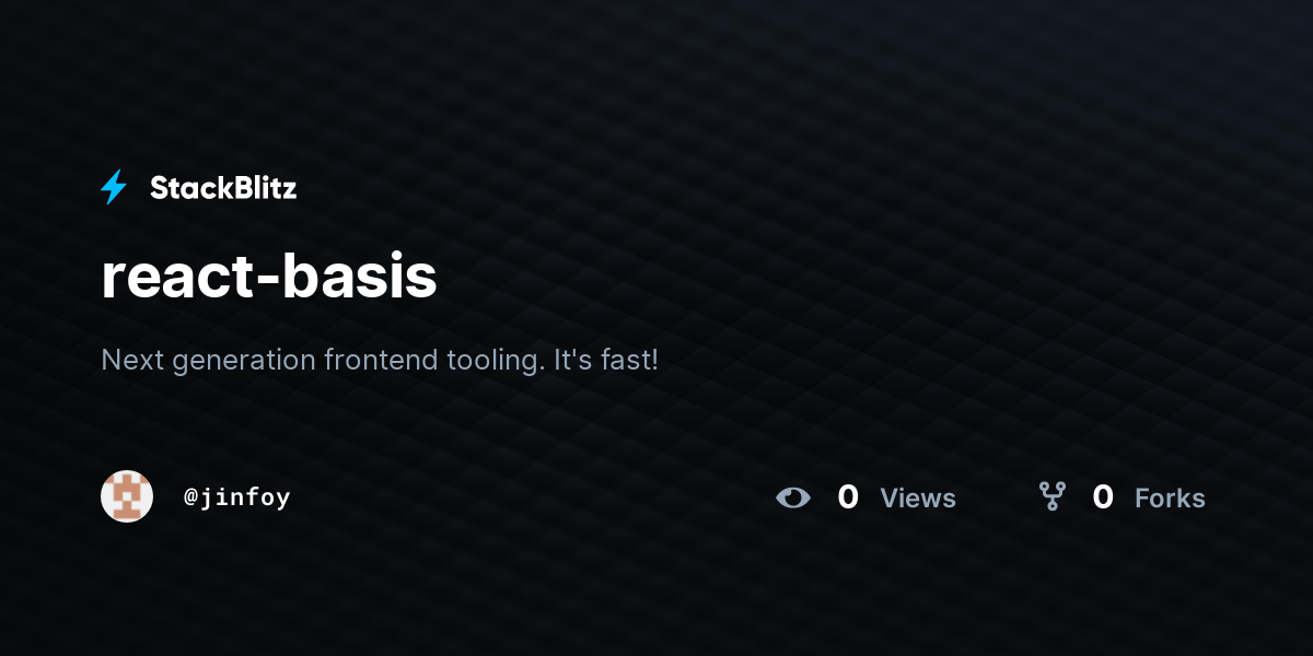 react-basis - StackBlitz