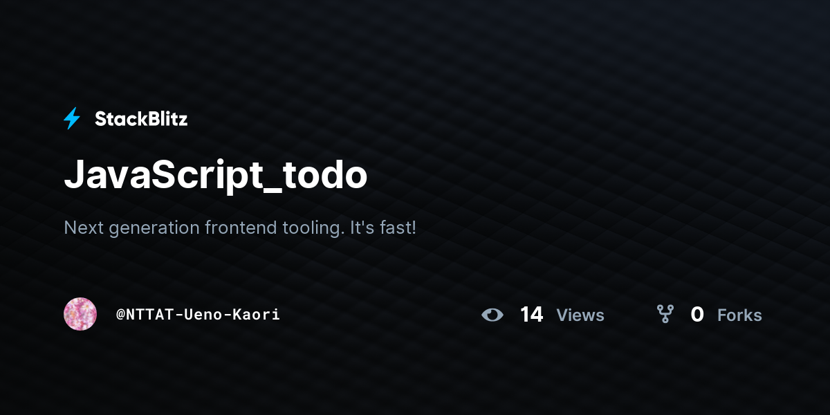 JavaScript_todo - StackBlitz