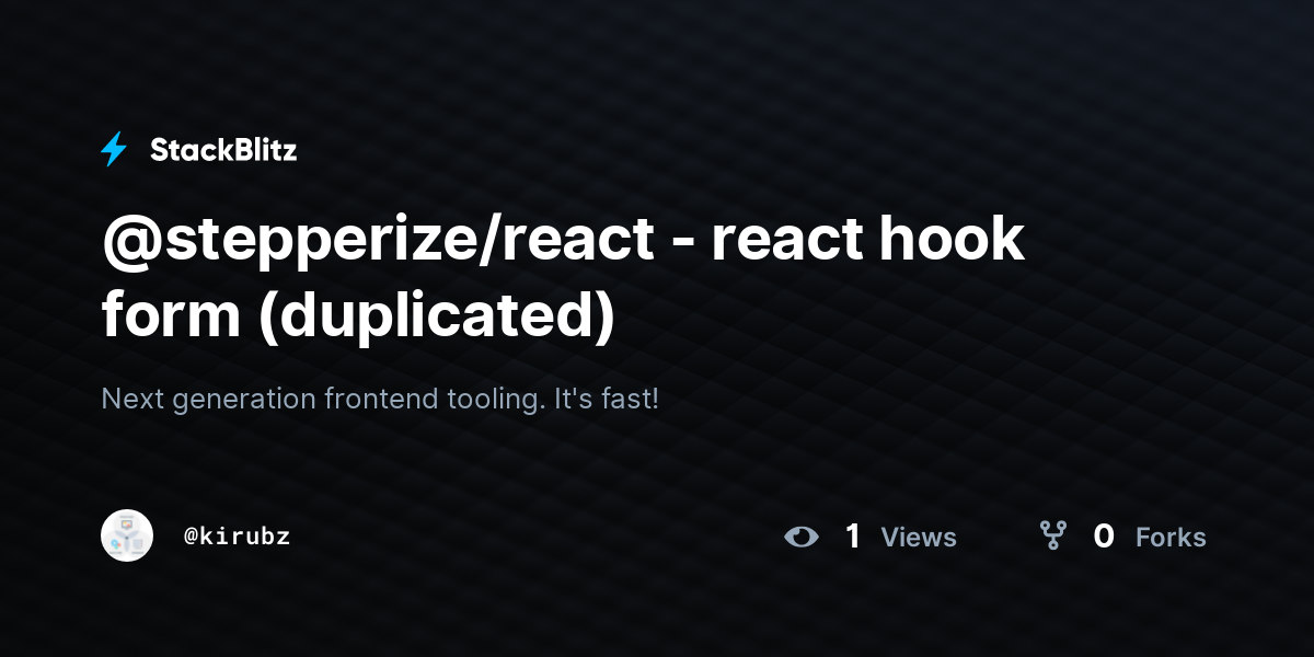 @stepperize/react - react hook form (duplicated) - StackBlitz