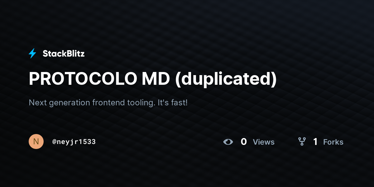 PROTOCOLO MD (duplicated) - StackBlitz