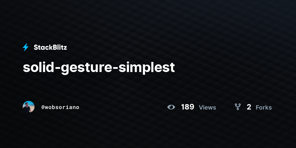 solid-gesture-simplest - StackBlitz