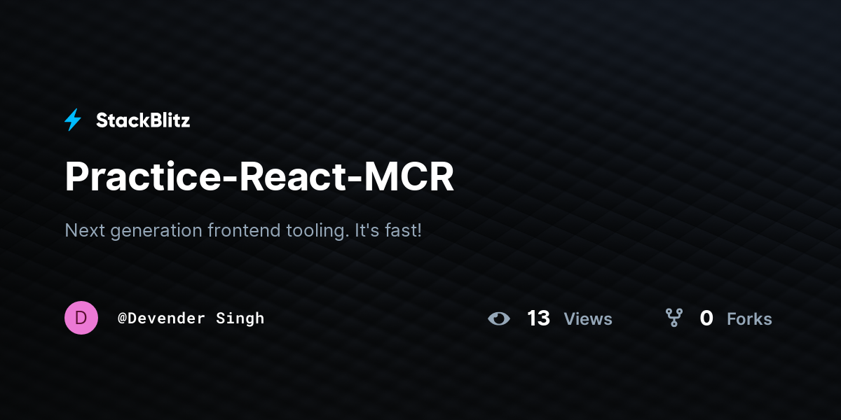 Practice-React-MCR - StackBlitz