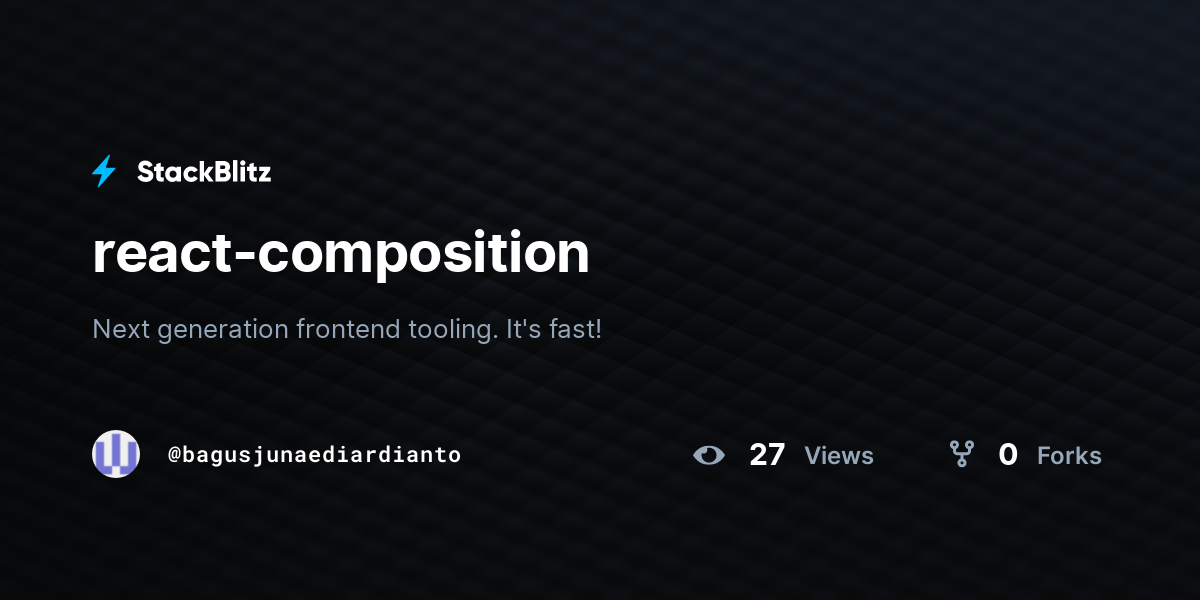 react-composition - StackBlitz