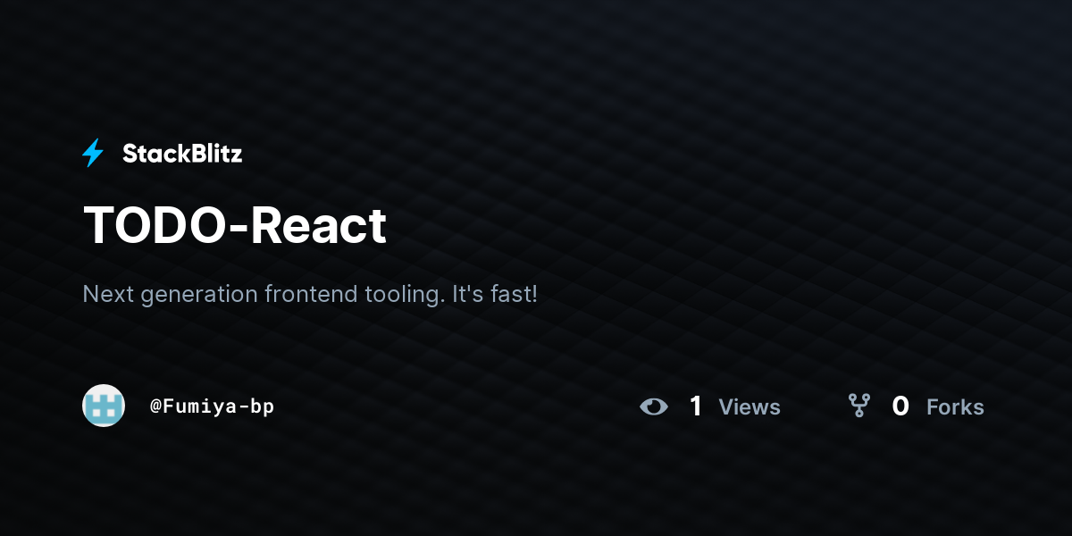 TODO-React - StackBlitz