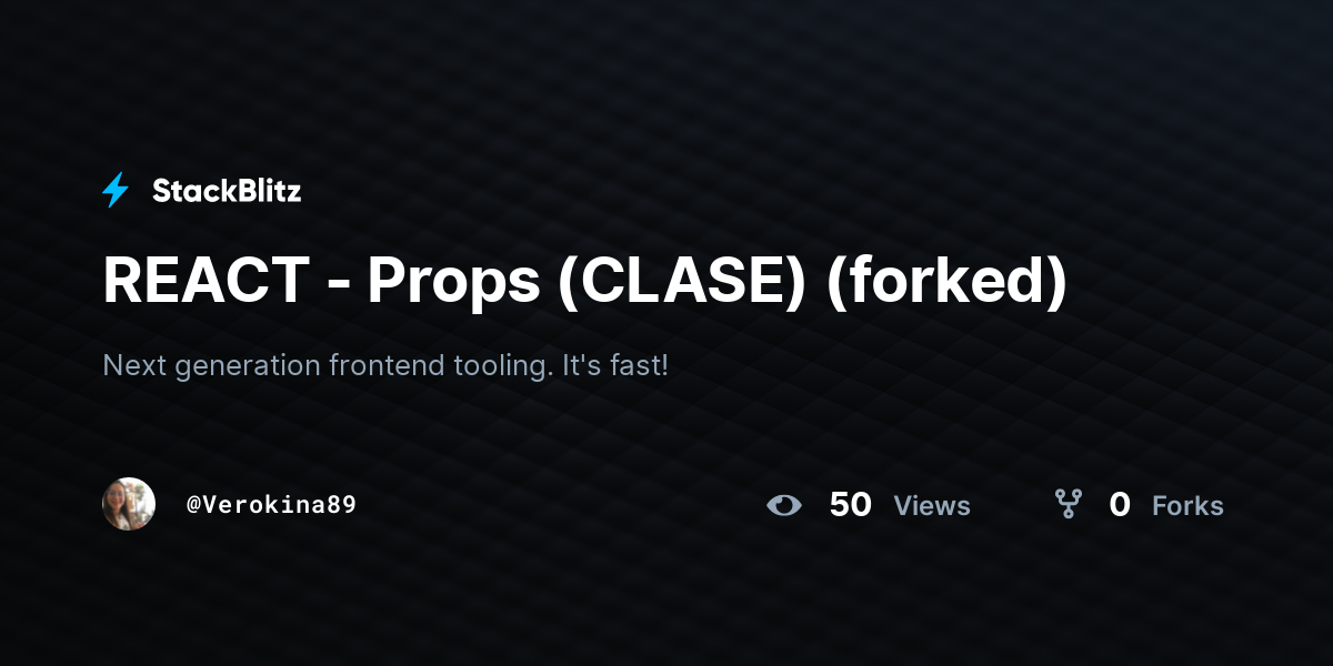 REACT - Props (CLASE) (forked) - StackBlitz